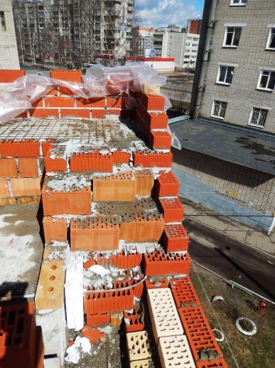 Конструкция внешних углов стен