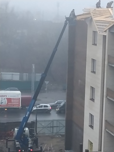 09.01.2020 г. Ведется монтаж крыши.