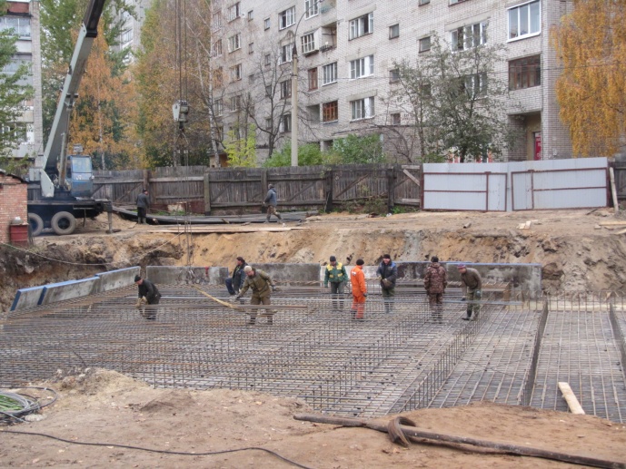 21.10.2016  Монтаж верхнего пояса мет.каркаса фундамента