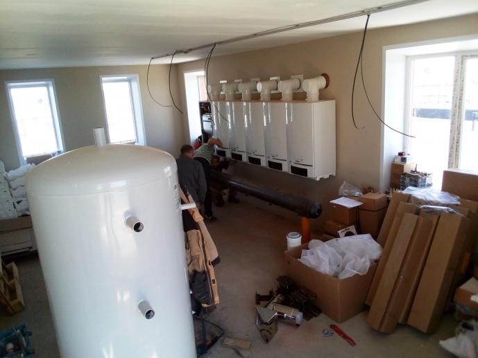 22.05.2018: Монтаж водогрейных котлов