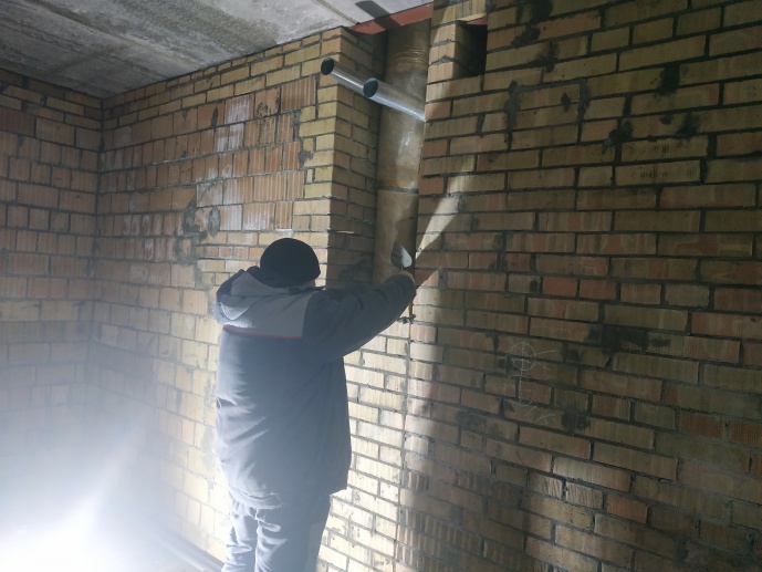 03.03.2020г. Заделка технологических ниш.