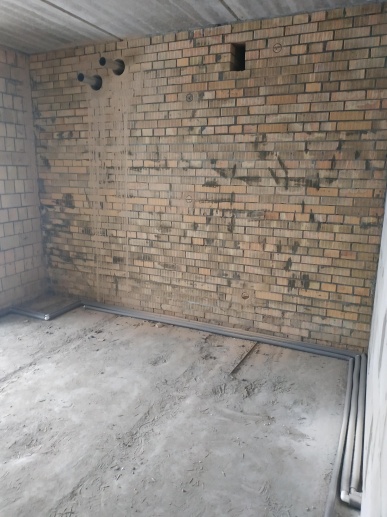 14.02.2020 г  Проложены внутренние трубопроводы отопления и горячего водоснабжения.