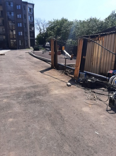 Выполнено подключение к городским сетям водоотведения