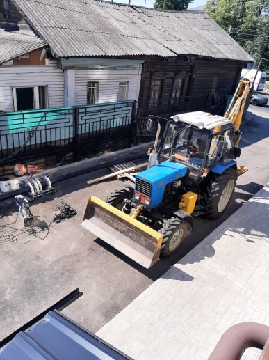 Выполнено подключение к городским сетям водоотведения