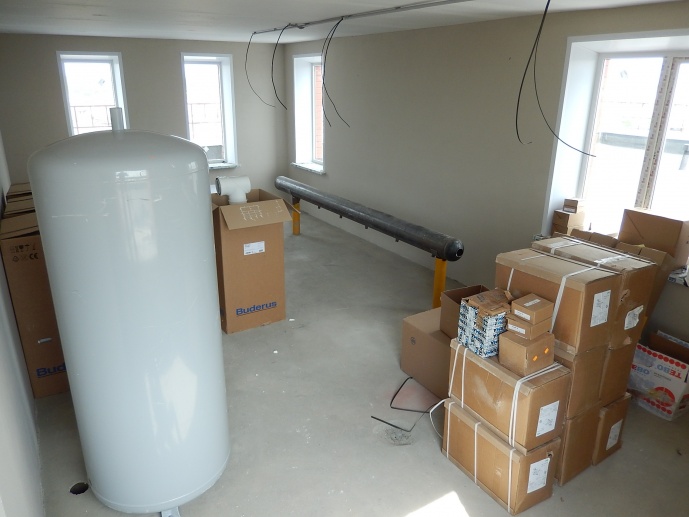 18.05.2018: Подготовка к монтажу оборудования котельной