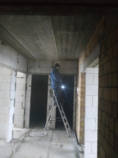 14.02.2020 г  Прокладка электропроводки.