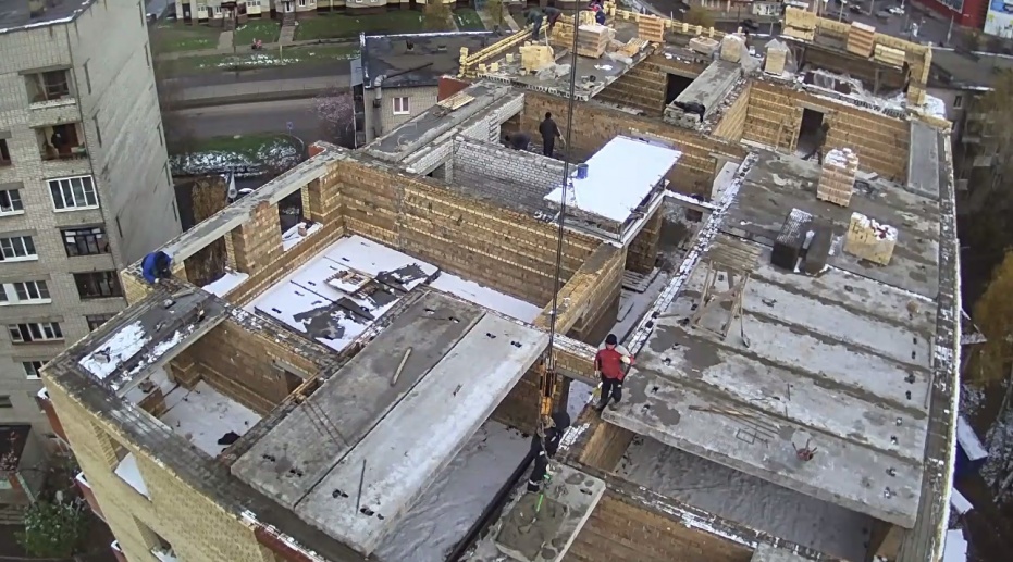 24.10.2017: Устройство перекрытий 9-го этажа