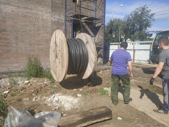 27.08.2019 Завершаем прокладку Электрических сетей