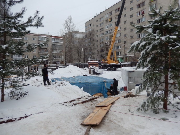 09.12.2016 К заливке фундамента башенного крана готовы!