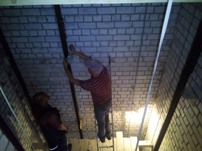 16.07.2018: Монтаж лифтового оборудования