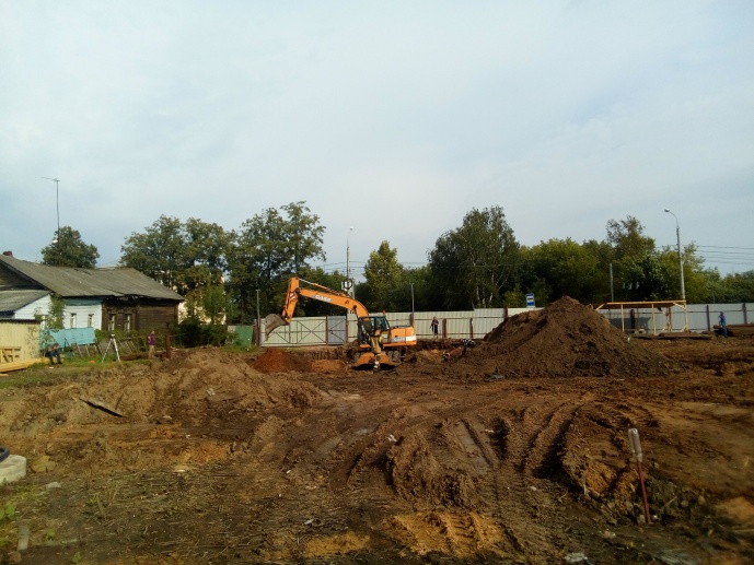 20.08.2018: Устройство котлована