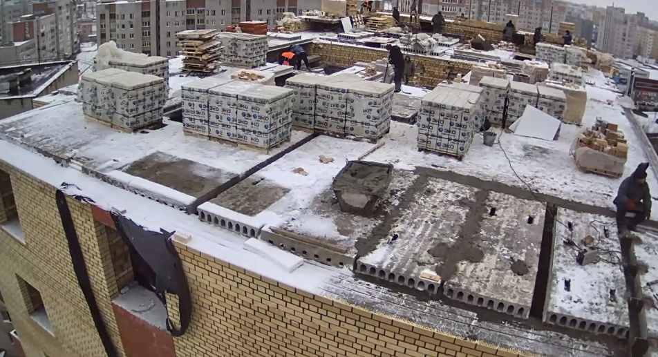 18.12.2017: Завершаем перекрытие 11-го этажа