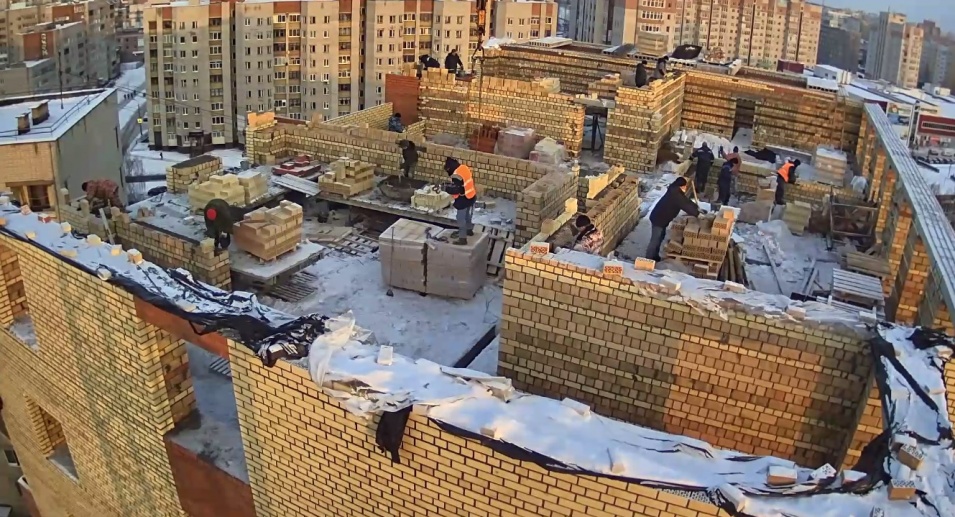 07.12.2017: Начинаем перекрытие 11-го эт. в осях 9-10