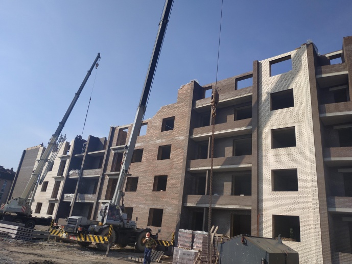 24.09.2019 Завершаем Возведение стен 5 этажа второго подъезда