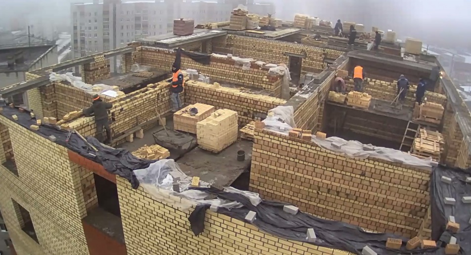 14.12.2017: Работы по перекрытию 11-го этажа