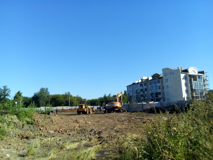 15.08.2018: Подготовка стройплощадки к производству работ